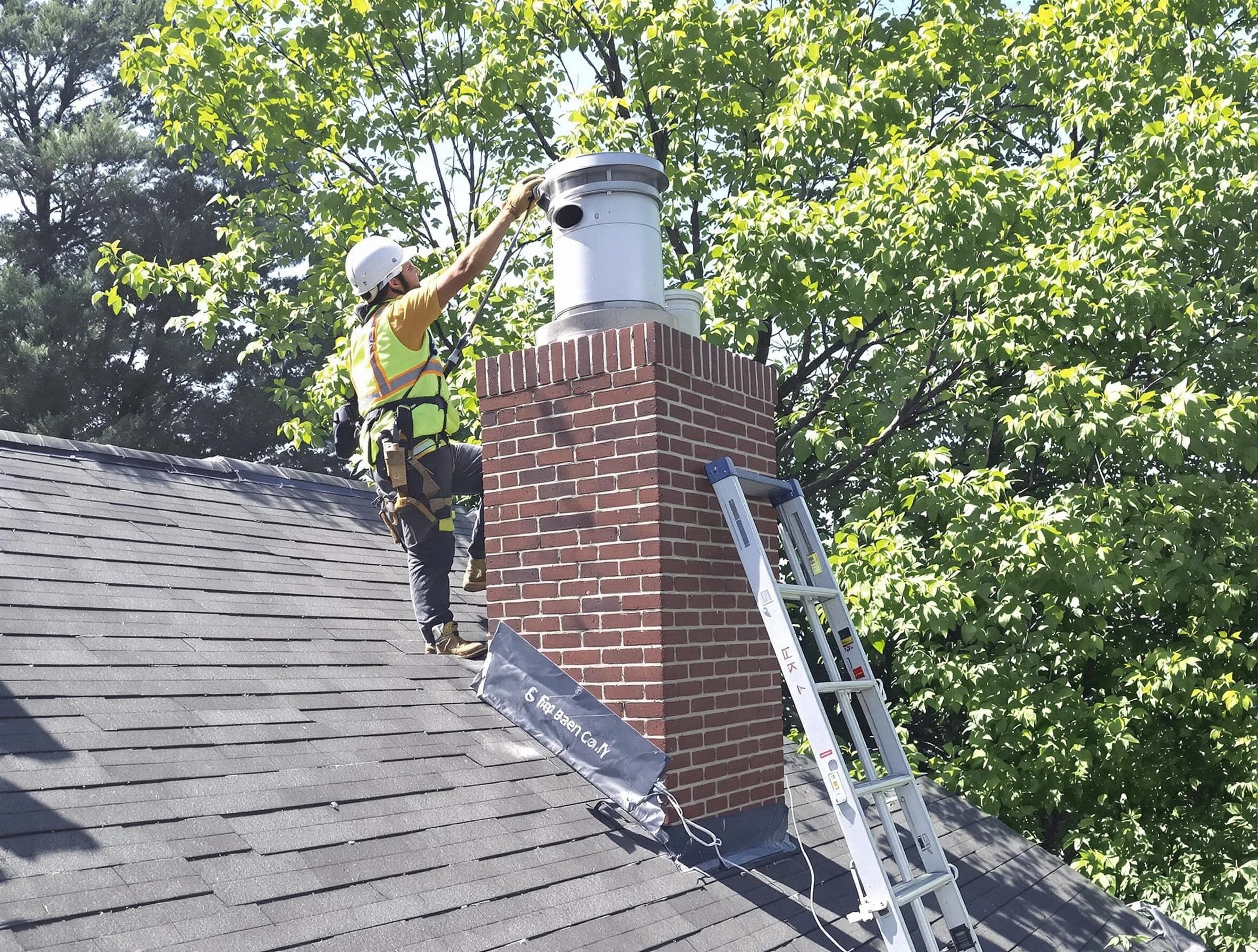 Chimney liner inspection by Tuckahoe Chimney Sweep in Tuckahoe, VA