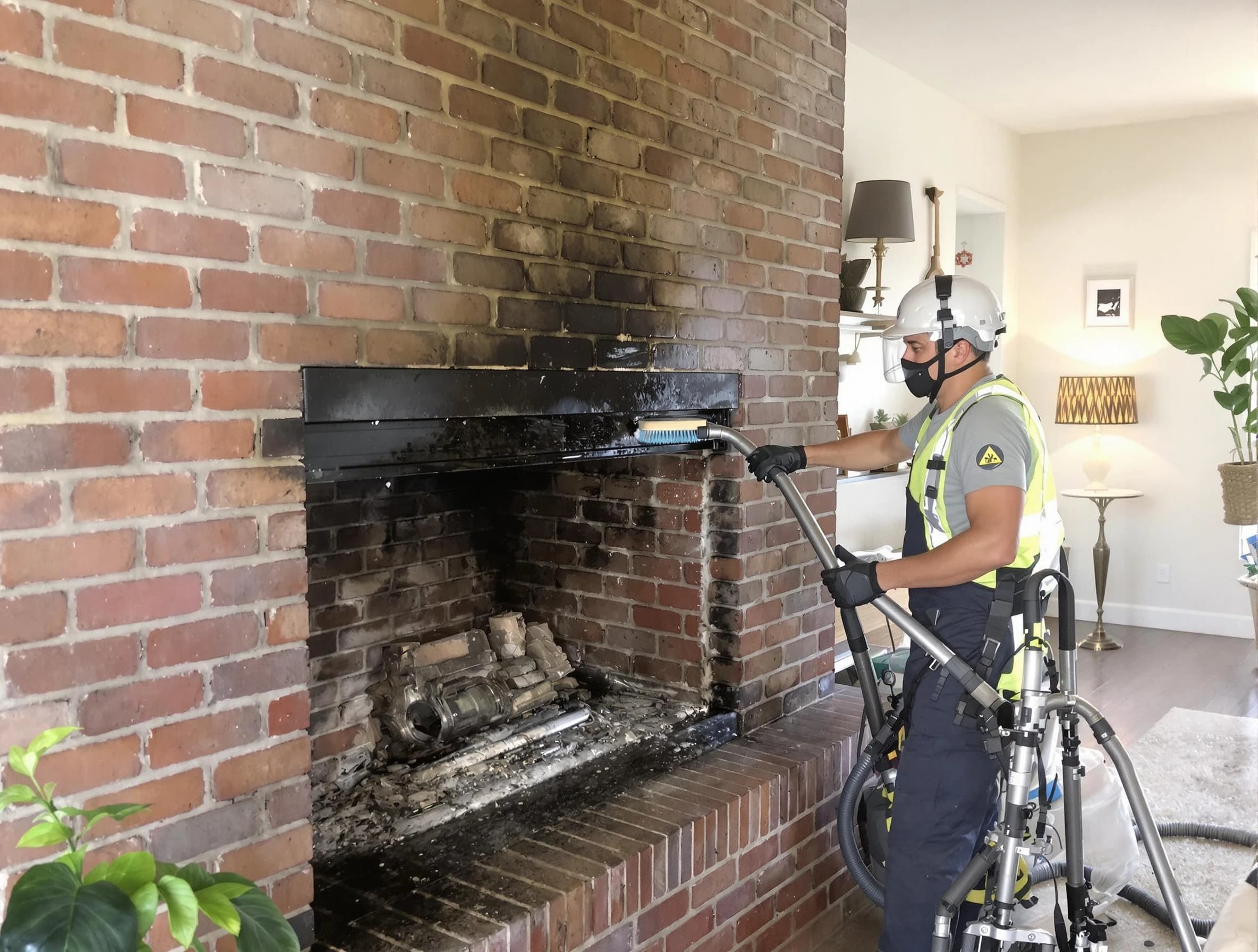 Tuckahoe Chimney Sweep providing fireplace cleaning services in Tuckahoe, VA