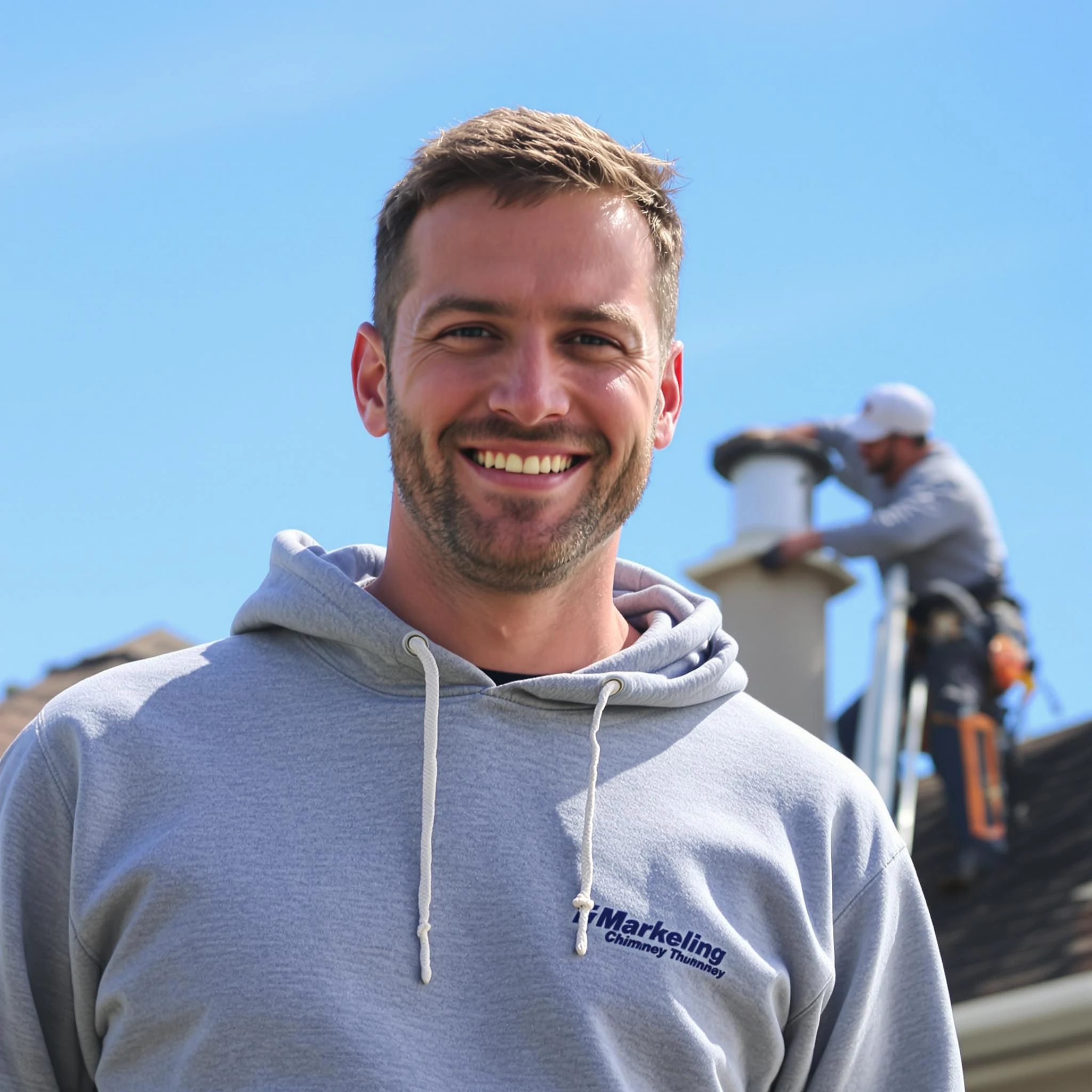 The Tuckahoe Chimney Sweep team.