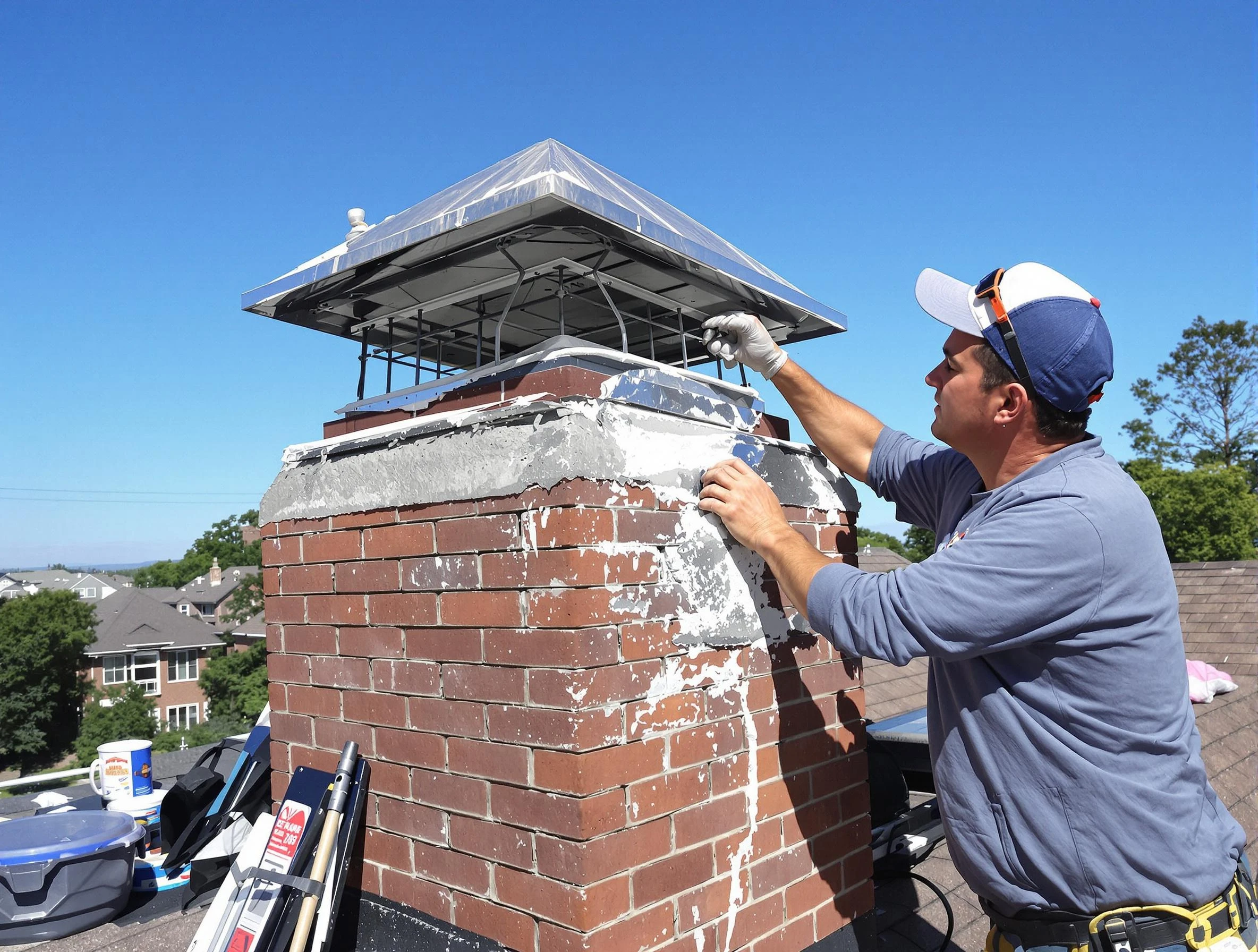Chimney Crown Services service in Tuckahoe, VA