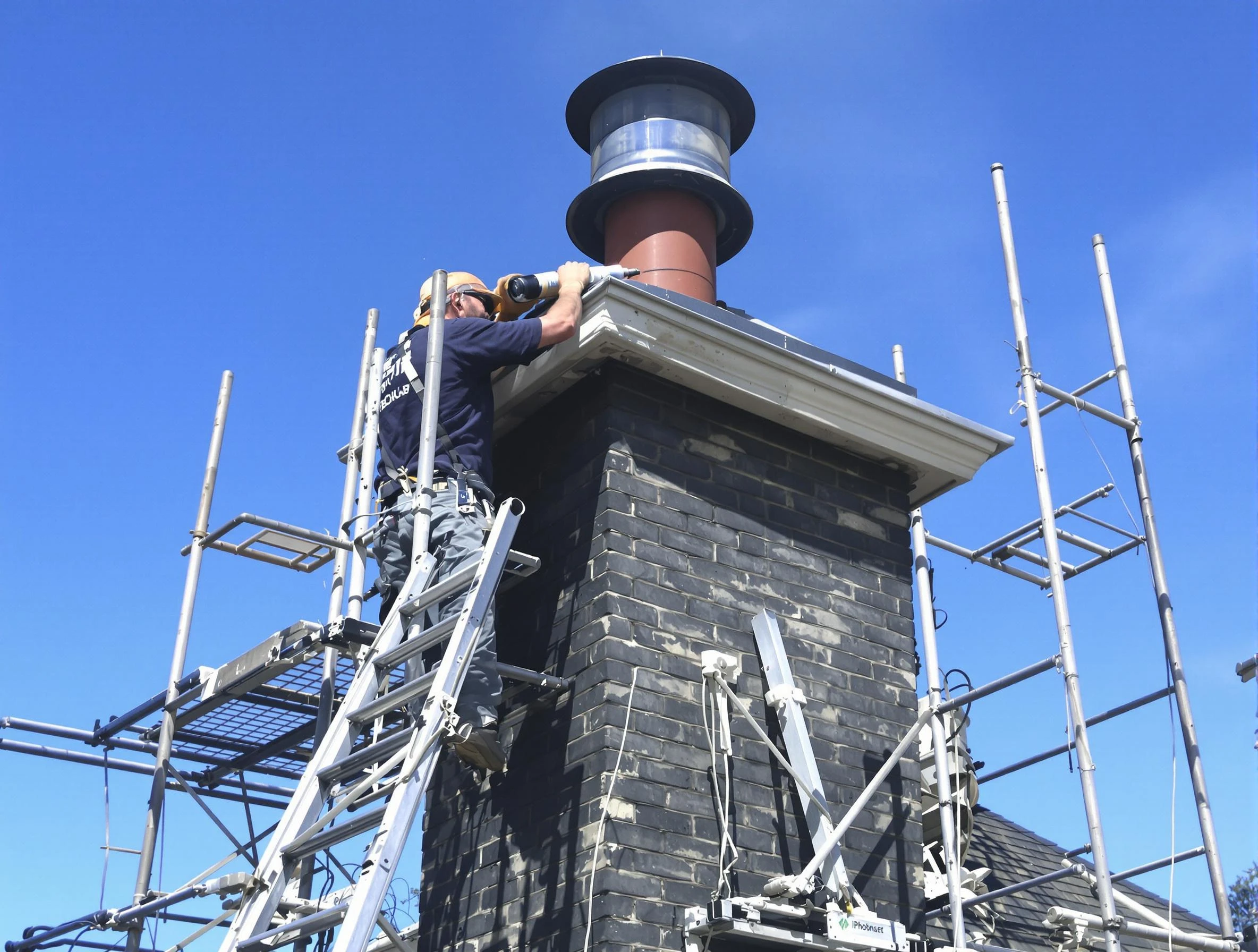 Sturdy chimney crown finished by Tuckahoe Chimney Sweep in Tuckahoe, VA