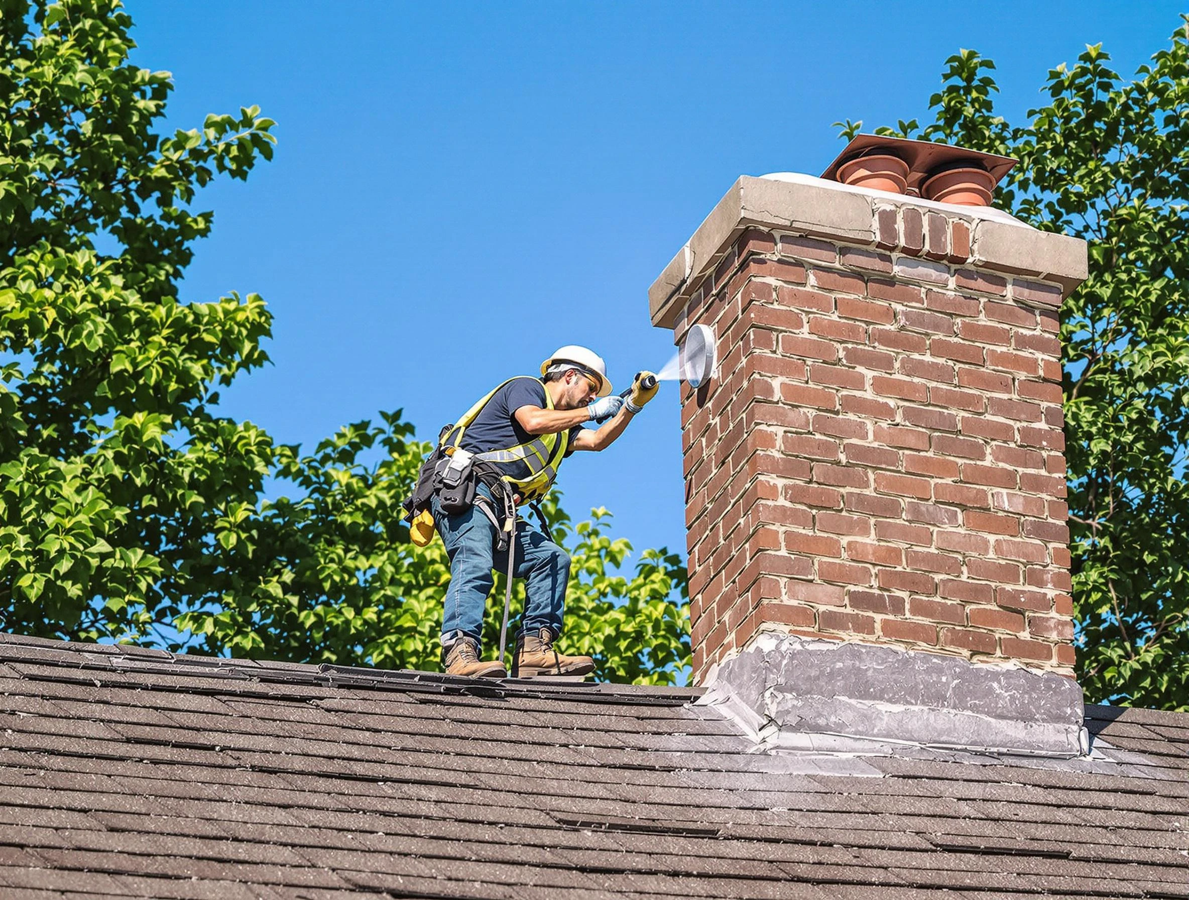 Tuckahoe Chimney Sweep performing an inspection with advanced tools in Tuckahoe, VA
