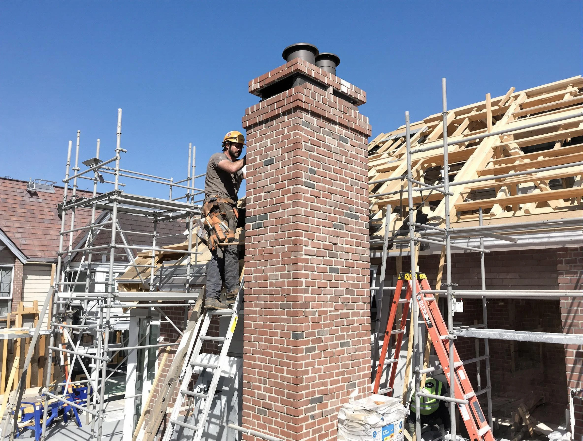 New chimney installation completed by Tuckahoe Chimney Sweep in Tuckahoe, VA